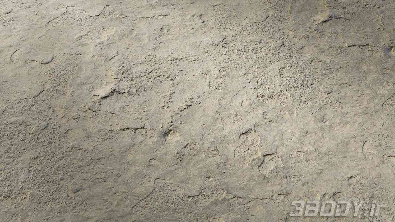 متریال بتن زبر rough concrete عکس 1